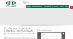 Desktop Screenshot of eco-service.com.pl