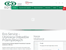 Tablet Screenshot of eco-service.com.pl