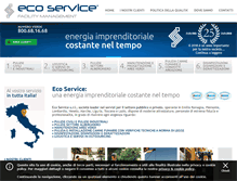 Tablet Screenshot of eco-service.it